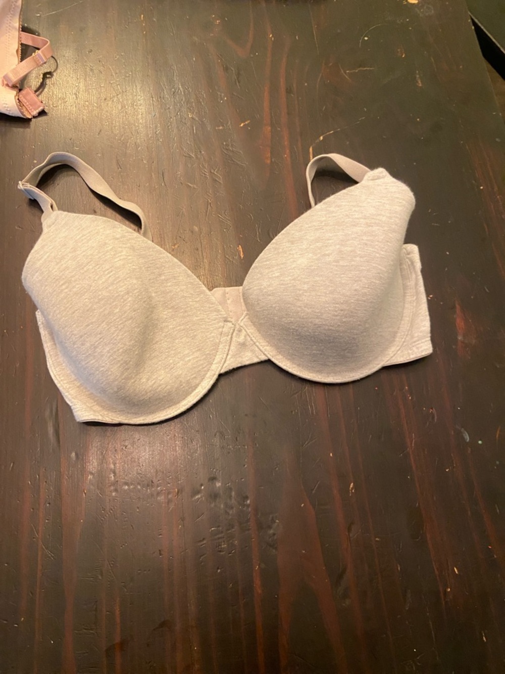 Fruit of the Loom Light Gray T-Shirt Bra.